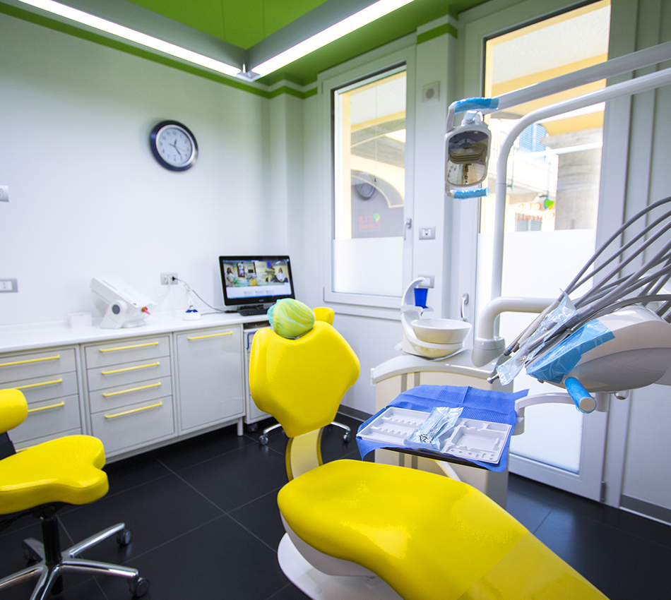 Sala gialla Studio dentistico Gropello